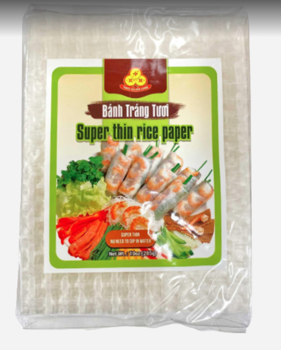 3COINS - SUPER THIN RICE PAPER 01453 - BANH TRANG TUOI BAG 10oz.