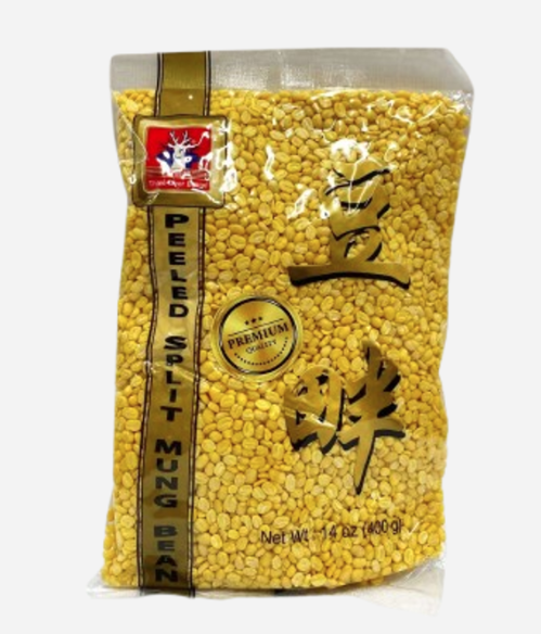 DEER - PREMIUM MUNG BEAN PEEDLED YELLOW 14oz