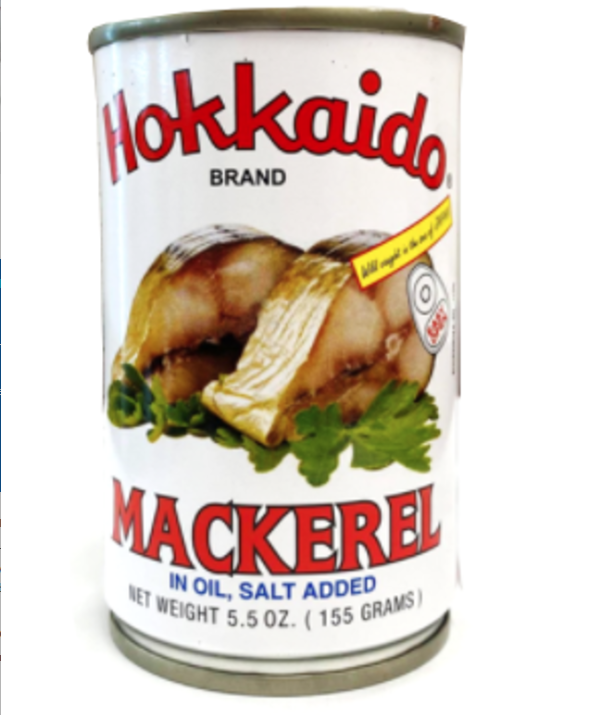 HOKKAIDO MACKEREL IN OIL -S- 5.5oz.