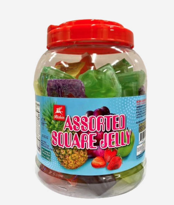 RICHIN - ASSORTED SQUARE JELLY 12162