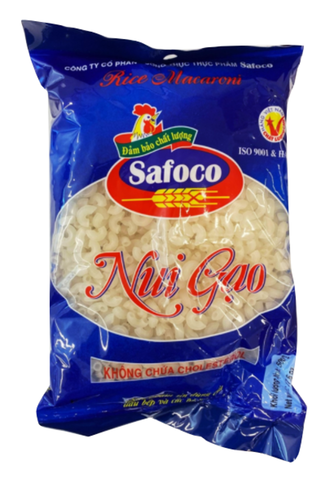 SAFOCO RICE MACARONI SHORT TUBE KT 500g