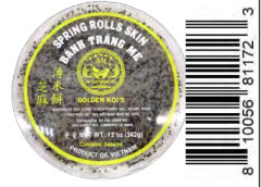 GK BLACK SESAME CRACKER 22CM