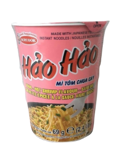 HAO HAO HOT & SOUR SHRIMP (CUP) (BOX NOT BUNDLES)