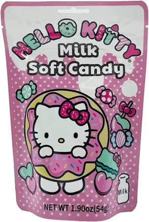 HELLO KITTY - SOFT CANDY MILK FLAVOR (8 X 1.9 OZ)