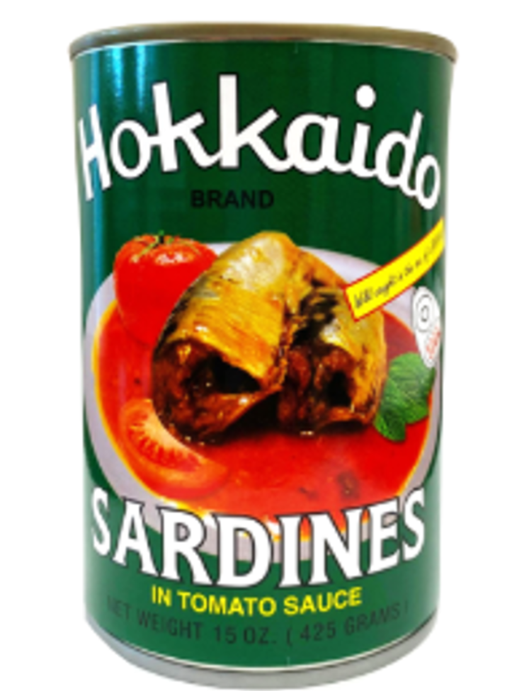 HOKKAIDO -  SARDINES IN TOMATO GREEN_15 OZ