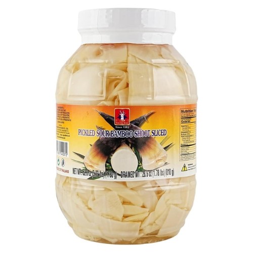 THREE ELEPHANTS - PICKLED SOUR BAMBOO SHOOT SLICE (JAR_4#)