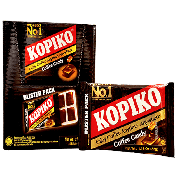 KOPIKO - BLISTER PACK - COFFEE CANDY 12P-32G