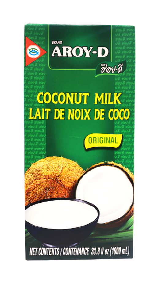 Aroy-D Coconut Milk 100% UHT- 