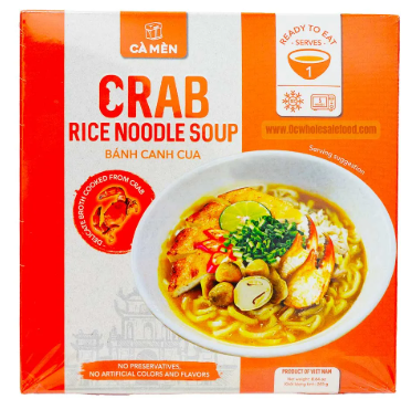 CA MEN - CRAB RICE NOODLE SOUP (BANH CANH CUA)