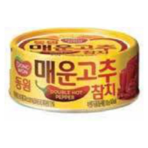 DONGWON - TUNA CAN DOUBLE HOT PEPPER (S)