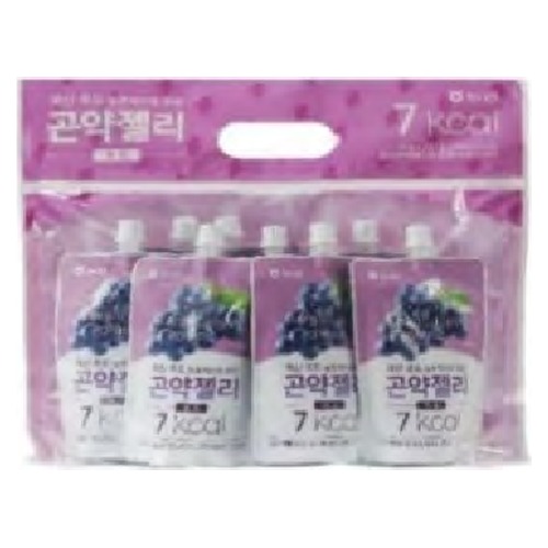 NONGHYUP - KONJAC JELLY GRAPE (5 X 8 X 150 G)