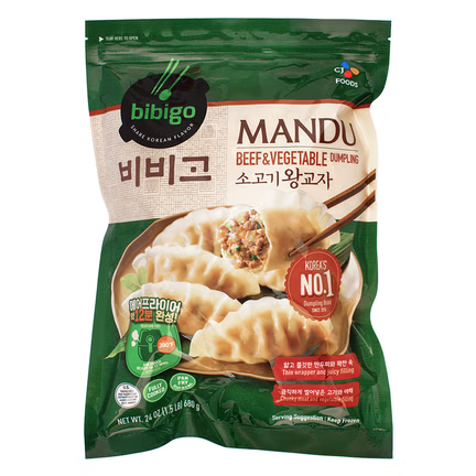 BIBIGO - WANG GYOZA BEEF & VEGETABLE (12 X 24 OZ)