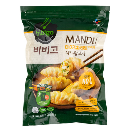 BIBIGO - WANG GYOZA CHICKEN & VEGETABLE (12 X 24 OZ)