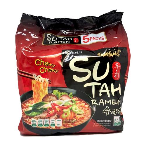 SAMYANG - SUTAH RAMEN HOT & SPICY BEEF FLAVOR (5 P)