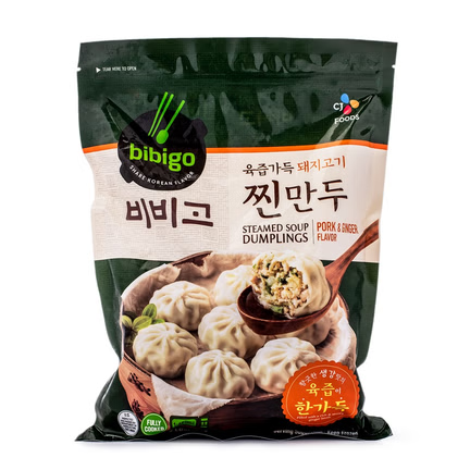 BIBIGO - STEAMED DUMPLING PORK & GINGER (16 X 24 OZ)