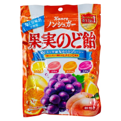 KANRO - KAJITSU NODOAME NON SUGAR (6 X 3 OZ)