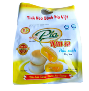 ***HAI SON - PIA CAKE_12P CREAM CUSTARD MUNG BEAN W/ EGG YOLK_BANH PIA KIM SA DAU XANH