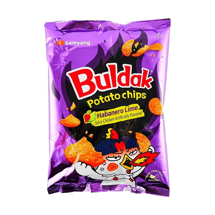 SAMYANG - BULDAK HABANERO LIME POTATO CHIPS (L)
