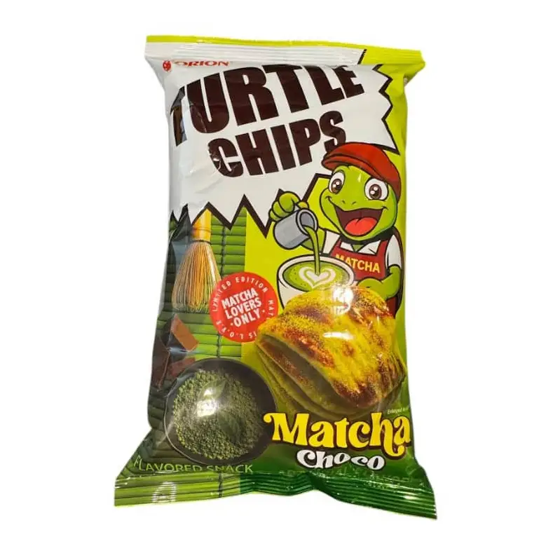 ORION - TURTLE CHIPS MATCHA CHOCO FLAVOR