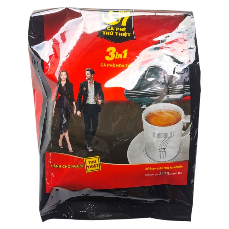 TRUNG NGUYEN G7 - COFFEE 3 IN 1 HELICOPTER (20 PC) (24 X 20 X 16 G)