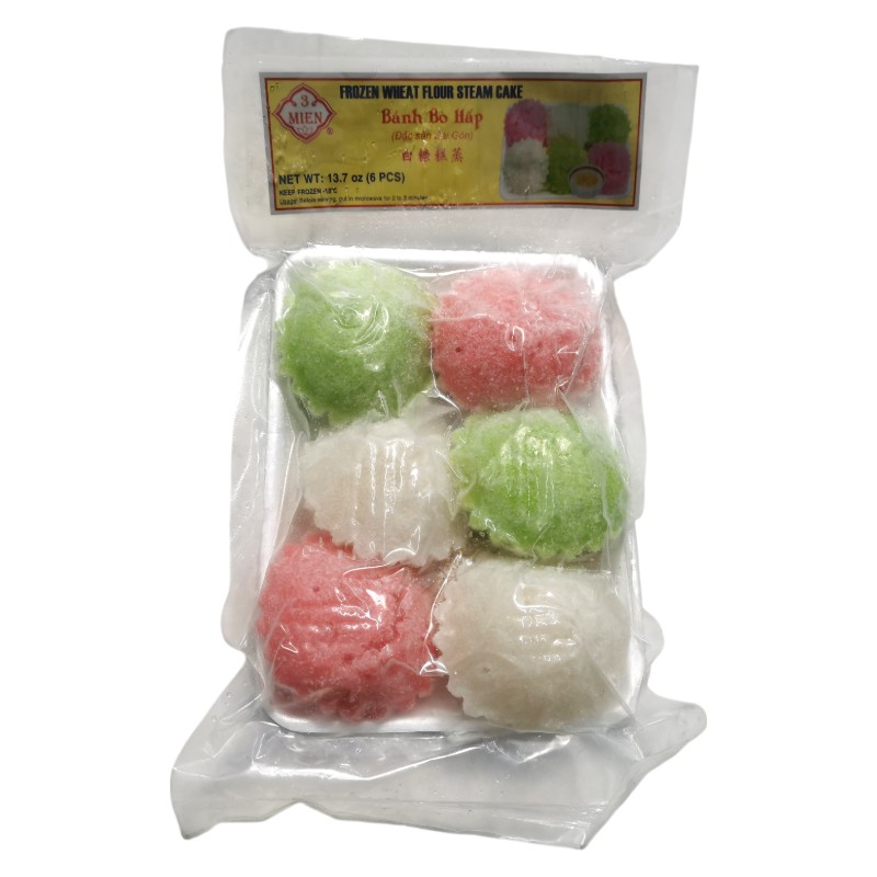 ***3 MIEN - FROZEN WHEAT FLOUR STEAM CAKE #F1001 (40 X 13.7 OZ)