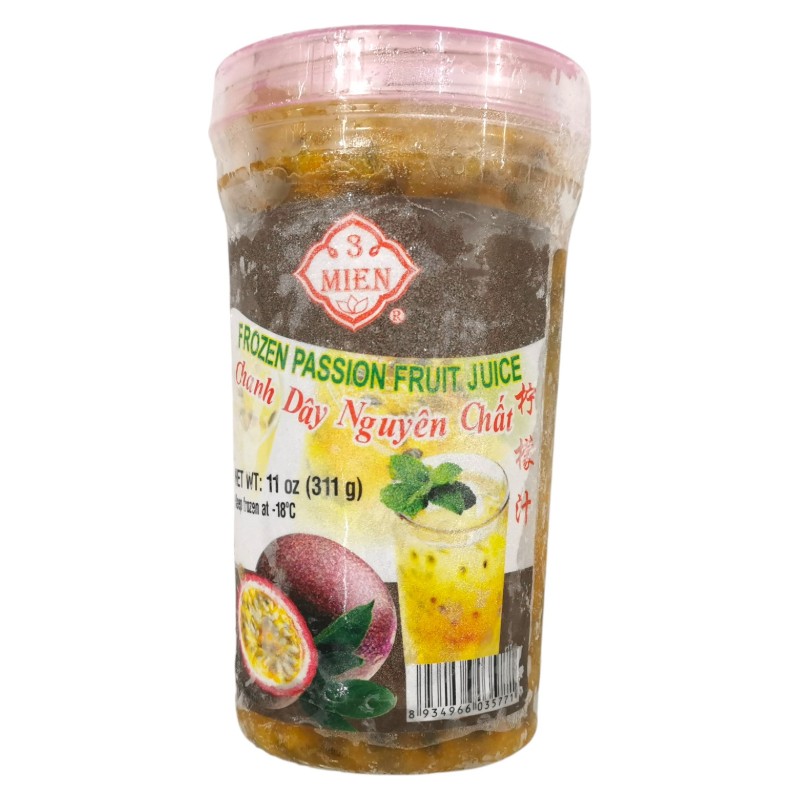 ***3 MIEN - FROZEN PASSION FRUIT JUICE #F3385 (48 X 11 OZ)