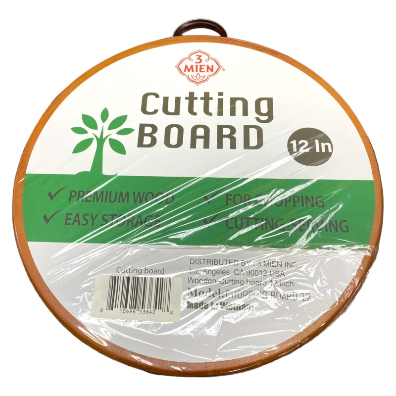 3 MIEN - WOODEN CUTTING BOARD 12 IN (4 PCS)