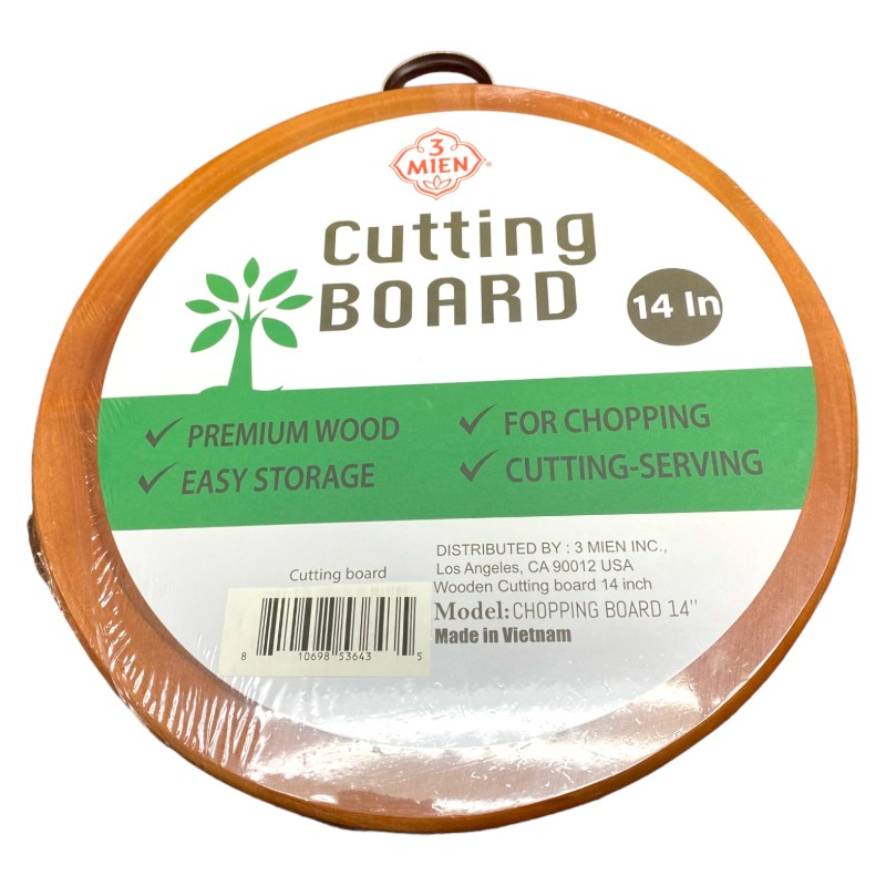 3 MIEN - WOODEN CUTTING BOARD 14 IN (4 PCS)