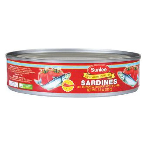 SUN LEE - SARDINES IN TOMATO SAUCE W/ CHILI (OVAL CAN)_7.5 OZ