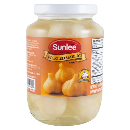 SUN LEE - PICKLED GARLIC IN BRINE_16 OZ