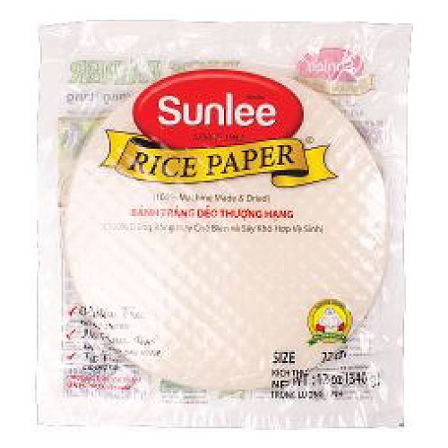 SUN LEE - RICE PAPER ROUND 22 CM (NORMAL BAG)_12 OZ