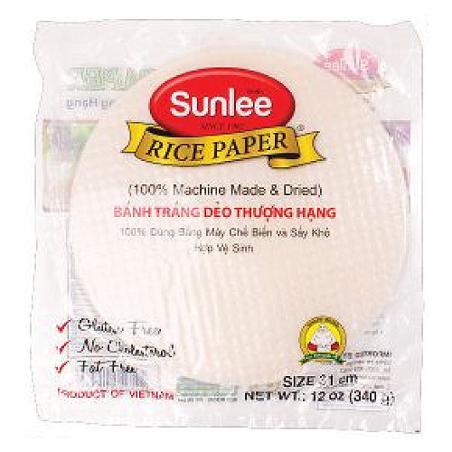 SUN LEE - RICE PAPER ROUND 31 CM (NORMAL BAG)_12 OZ