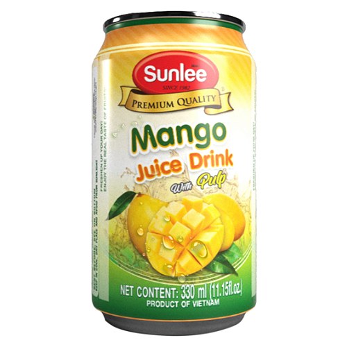 SUN LEE - MANGO JUICE DRINK WITH PULP_11 OZ