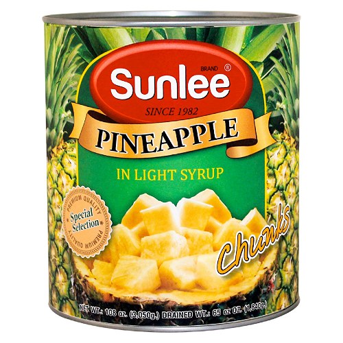 SUN LEE - PINEAPPLE (CHUNKS) IN SYRUP_5 LB