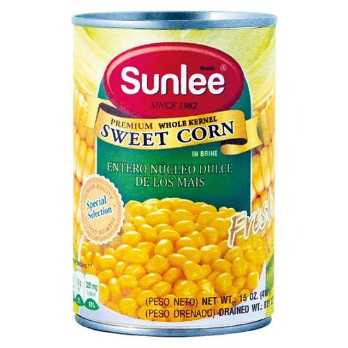 SUN LEE - WHOLE SWEET CORN KERNELS_15 OZ