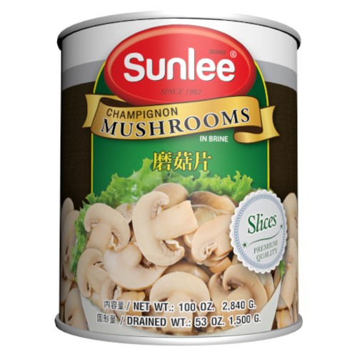 SUN LEE - CHAMPIGNON MUSHROOM (SLICES)_5 LB