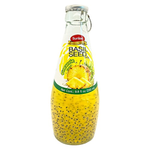 SUN LEE - BASIL SEED DRINK PINEAPPLE_9.8 OZ