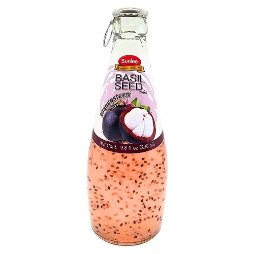 SUN LEE - BASIL SEED DRINK MANGOSTEEN_9.8 OZ