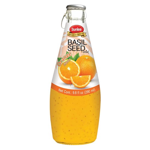 SUN LEE - BASIL SEED DRINK ORANGE_9.8 OZ