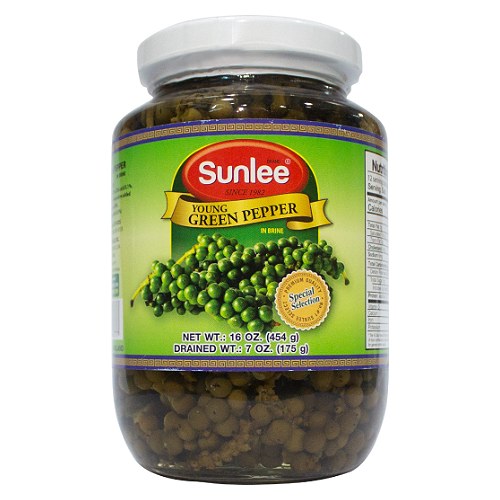 SUN LEE - YOUNG GREEN PEPPER IN BRINE_16 OZ