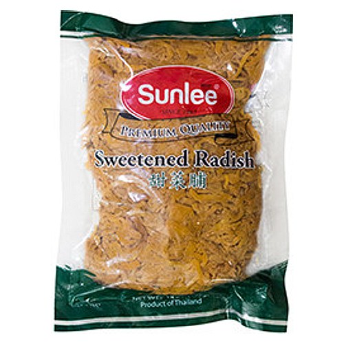 SUN LEE - SWEETENED RADISH (STRIPS)_14 OZ