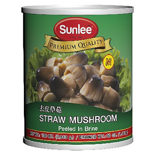 SUN LEE - STRAW MUSHROOM PEELED (MEDIUM)_5 LB