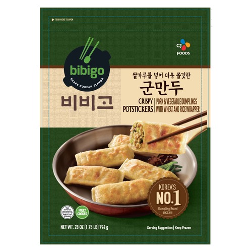 BIBIGO - RICE WRAPPER POTSTICKER PORK & VEGETABLE (12 X 28 OZ)