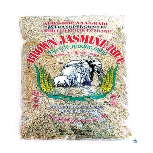 THREE ELEPHANTS - BROWN JASMINE RICE