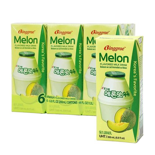 BINGGRAE - MELON FLAVOR MILK DRINK